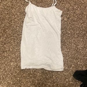 White tank top used (tied in the straps)